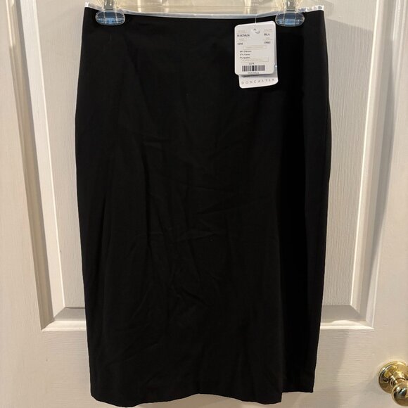 Doncaster Women's Black Straight Skirt ~ Size: 2 ~ NWT ~ Org. Price $175 - Picture 1 of 4